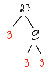 prime factors 27